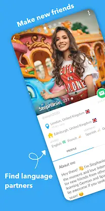 Interpals: Penpals & Languages screenshot 1
