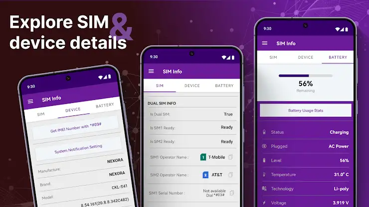 SIM Toolkit & Network info screenshot 2