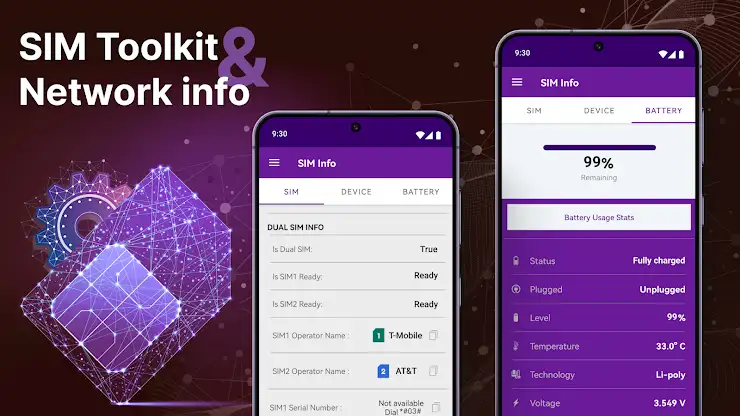 SIM Toolkit & Network info screenshot 1