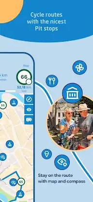 Efita cycling– route app screenshot 2