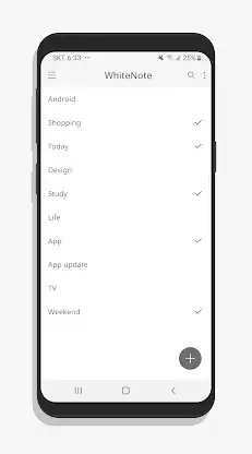WhiteNote - Notepad, Notes screenshot 1