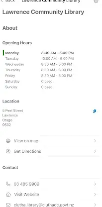 Clutha District Libraries screenshot 6