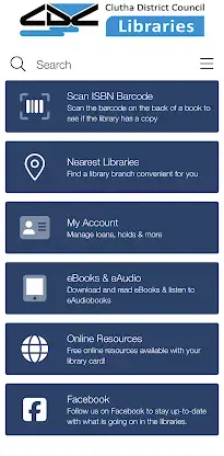 Clutha District Libraries screenshot 1