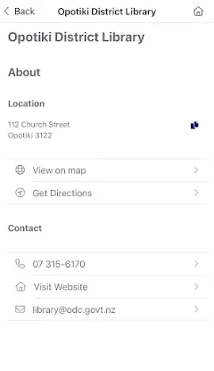Ōpōtiki District Library screenshot 6