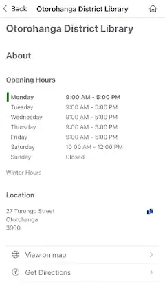 Otorohanga District Library screenshot 6