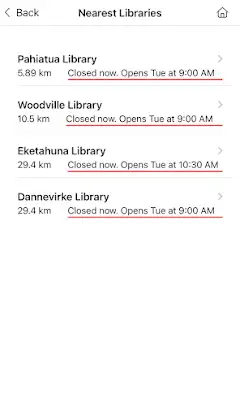 Libraries Tararua screenshot 5