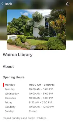 Wairoa Library screenshot 5