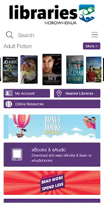 Libraries Horowhenua screenshot 1