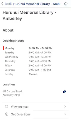 Hurunui District Libraries screenshot 6