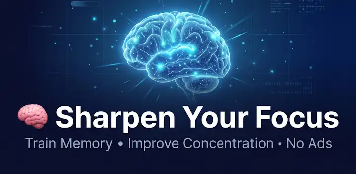 Brain Focus Pro - Memory Games — Android app banner