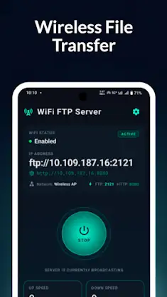 WiFi FTP Server Pro screenshot 1