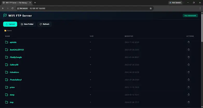 WiFi FTP Server Pro screenshot 6