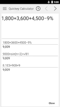 Quickey Calculator screenshot 6