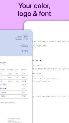 SubTotal Invoice Maker screenshot 4