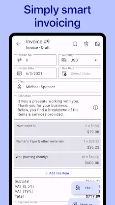 SubTotal Invoice Maker screenshot 6