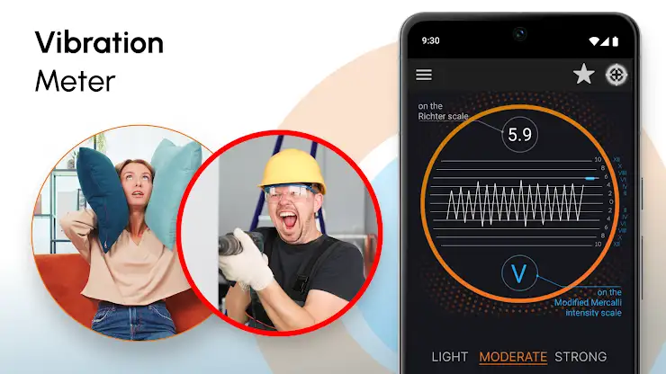 Vibration Meter and detector screenshot 1
