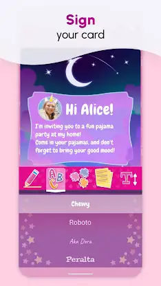 Unicorn Invitations Cards screenshot 5