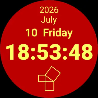 FunnyDigital Wear OS watchface screenshot 1