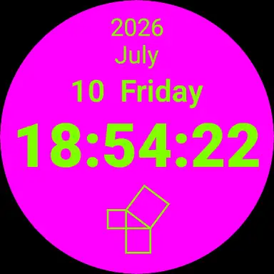 FunnyDigital Wear OS watchface screenshot 2