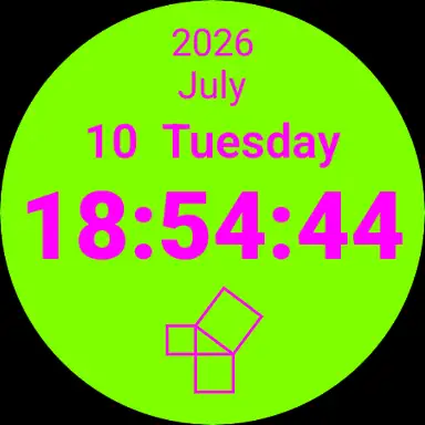 FunnyDigital Wear OS watchface screenshot 3
