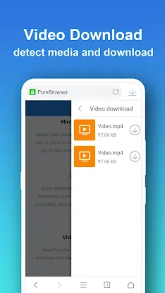 Pure Web Browser-Ad Blocker screenshot 4
