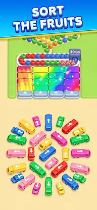 Fruit & Truck Puzzle screenshot 2