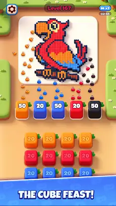 Cube Feast: Color Puzzle screenshot 1