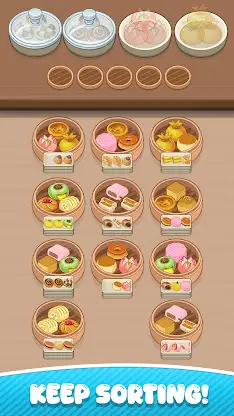 Dimsum Food Sort screenshot 5
