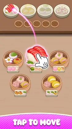 Dimsum Food Sort screenshot 2