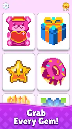 Sparkle Gem Color Puzzle screenshot 5