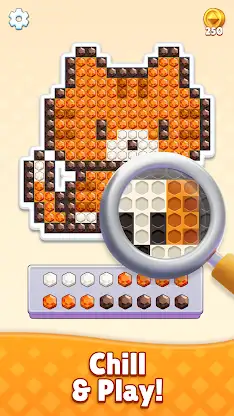 Sparkle Gem Color Puzzle screenshot 2