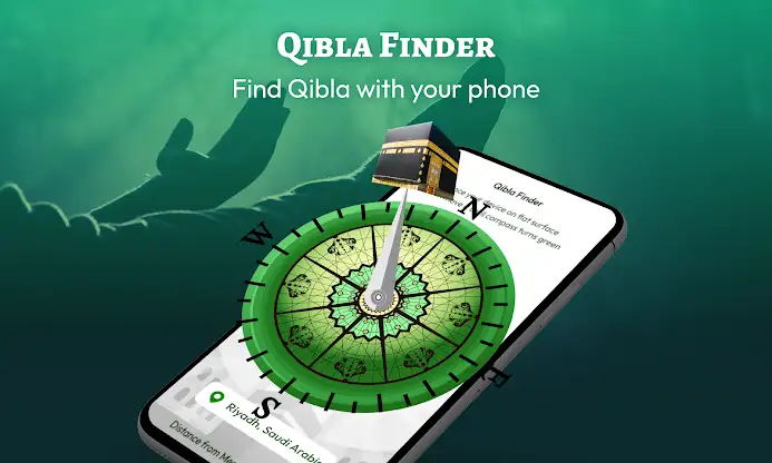 Prayer Times & Qibla Finder screenshot 1