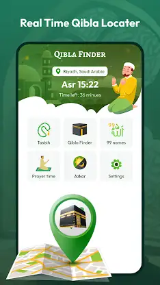 Prayer Times & Qibla Finder screenshot 2