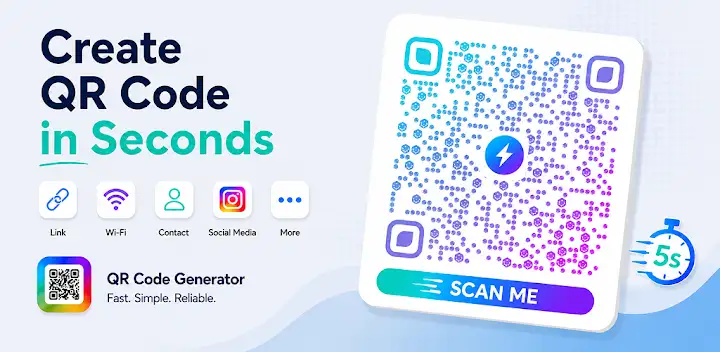 QR Code Generator - QRHyper — Android app banner