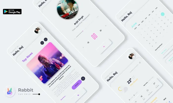 Rabbit KLWP Presets screenshot 6