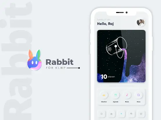 Rabbit KLWP Presets screenshot 5