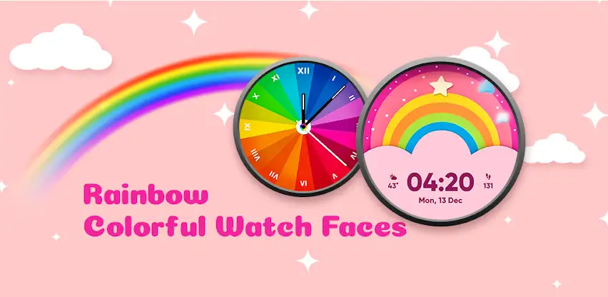 Rainbow Colorful Watch Faces screenshot 2