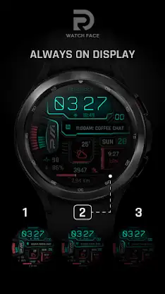Cyberpunk Neon Watch Face screenshot 4