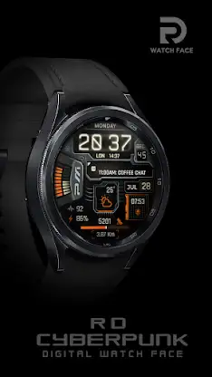 Cyberpunk Neon Watch Face screenshot 5