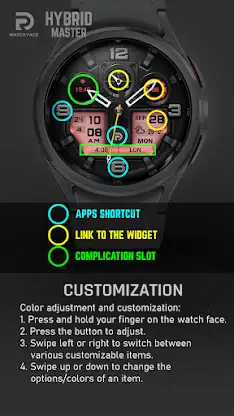 RD Hybrid Master Watch Face screenshot 4