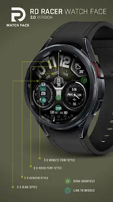 RD Racer Watch Face screenshot 2