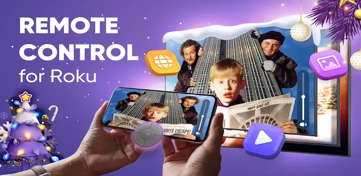 TV Remote, TV Cast for Roku TV — Android app banner