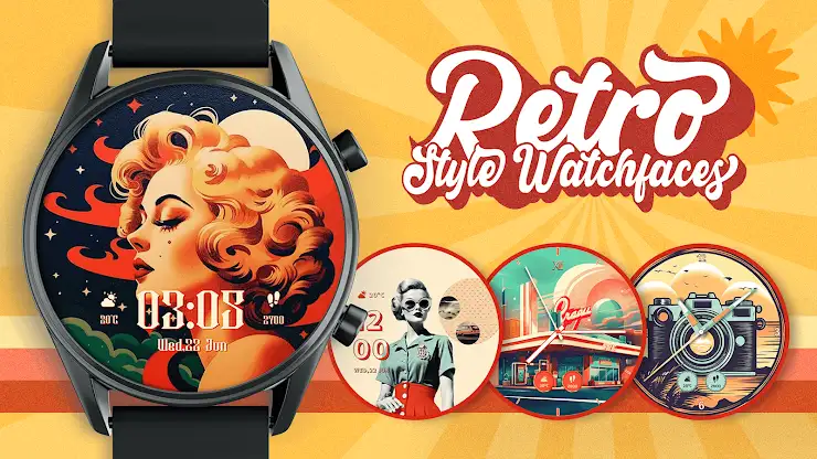Retro Style Watch Faces screenshot 2