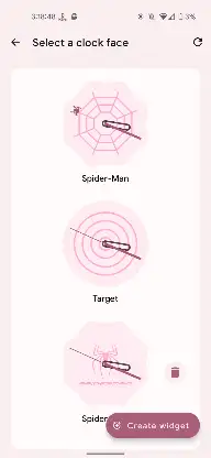 Clock Widget (Material You) screenshot 3