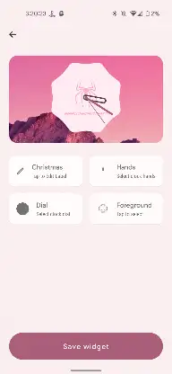 Clock Widget (Material You) screenshot 4