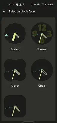 Clock Widget (Material You) screenshot 6