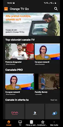 Orange TV Go screenshot 1