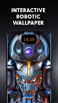 Robot Tiger Wallpaper 3D 4K screenshot 1