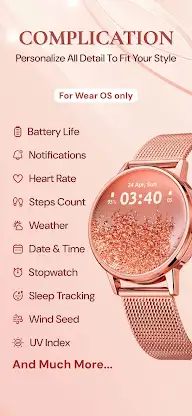 Rose Gold Theme Watch Faces screenshot 4