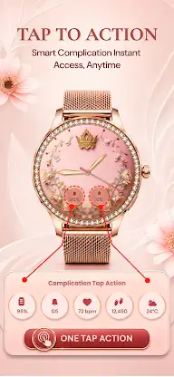 Rose Gold Theme Watch Faces screenshot 3